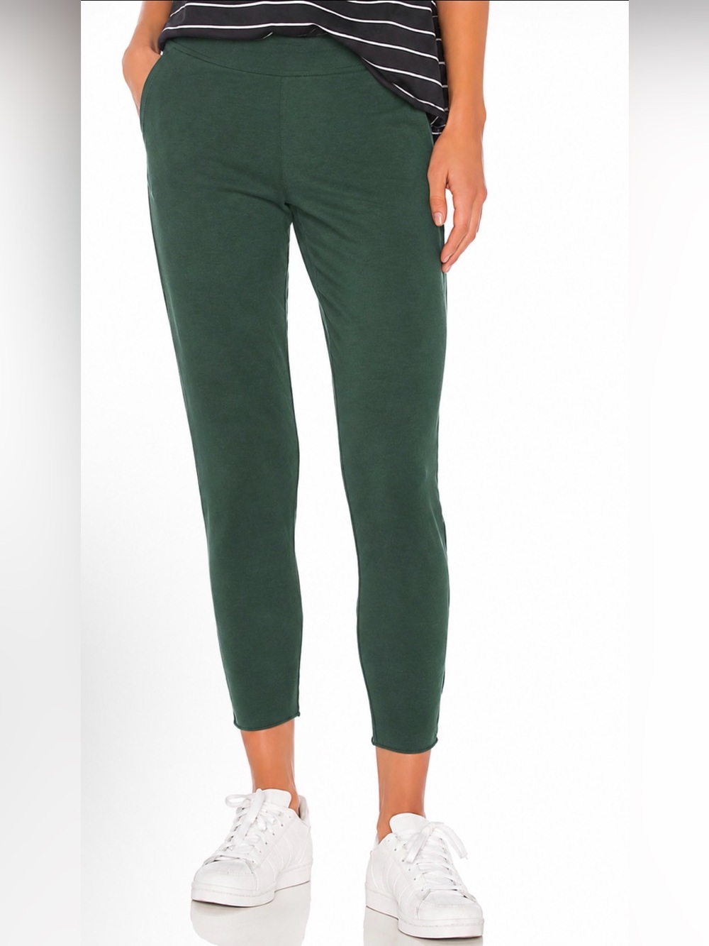 Frank & Eileen Women's Sweatpants - Green - Frank & Eileen Tee Lab Cropped